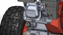 Powertrain and chassis assembly